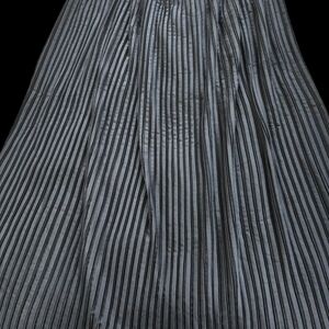 Elegant Navy Pleated Skirt